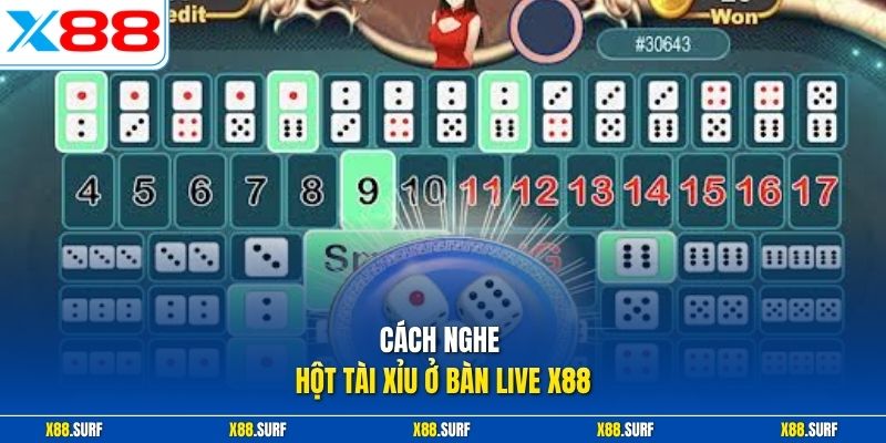 Cách Nghe Hột Tài Xỉu - Kinh Nghiệm Luyện Nghe Thực Tế 1 Cách nghe hột tài xỉu ở bàn live X88