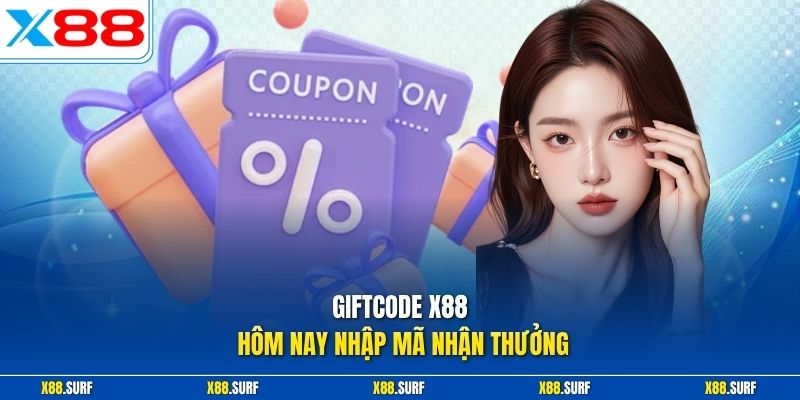 Giftcode X88 hôm nay nhập mã nhận thưởng
