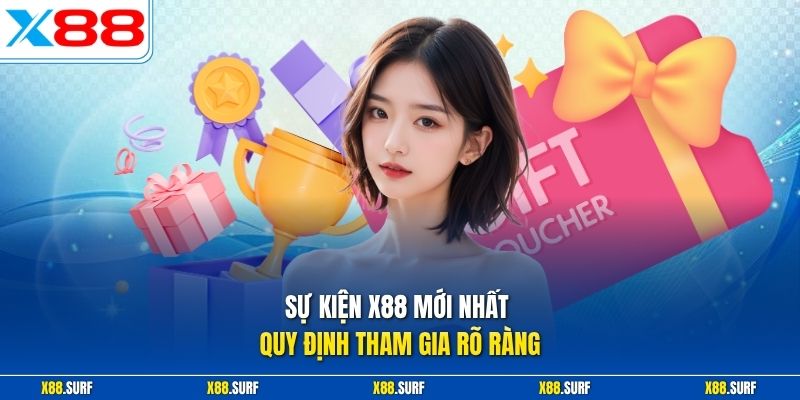 Sự Kiện X88 Mới Nhất - Cập Nhật Thưởng Nóng Hàng Tháng 1 Sự kiện X88 mới nhất quy định tham gia rõ ràng