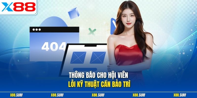 X88 Bảo Trì Bao Lâu - Hướng Dẫn Cách Theo Dõi Thông Báo 2 Thông báo cho hội viên lỗi kỹ thuật cần bảo trì
